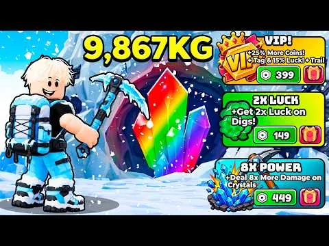 Starting Over with EVERY GAMEPASS in Mine Antarctica! (Roblox)